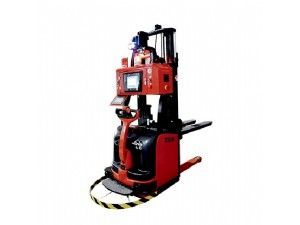 AGV無(wú)反光板激光堆垛叉車(chē)